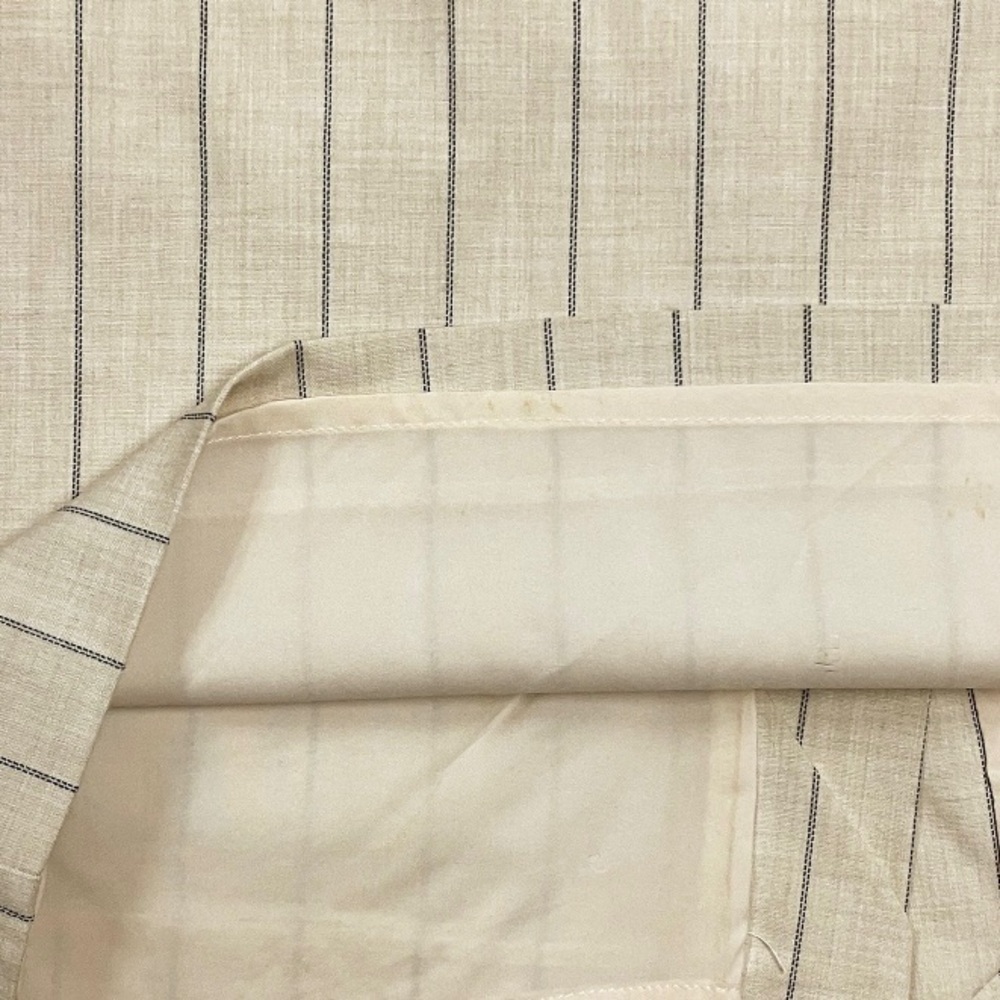 BANANA REPUBLIC Straight Skirt Women’s SZ Petite 00P Beige Pinstripe Tie Belt - Picture 4 of 7